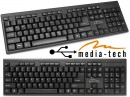 MEDIA-TECH Standardowa klawiatura PC czarna MT122KUUS