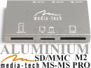Media-Tech SMART COMBO - Czytnik kart SDHC + MS+T-flash + M2