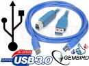Kabel USB AM-BM 3.0 3M GEMBIRD